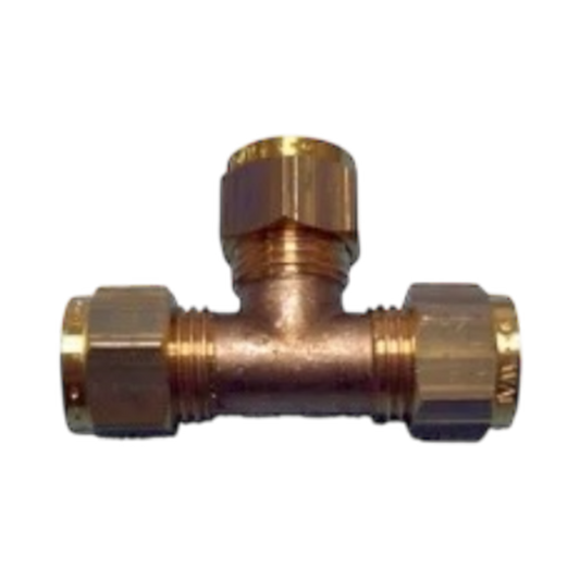 10mm Brass Equal Tee Pipe Connector for sale online | ThomasTouring.co.uk