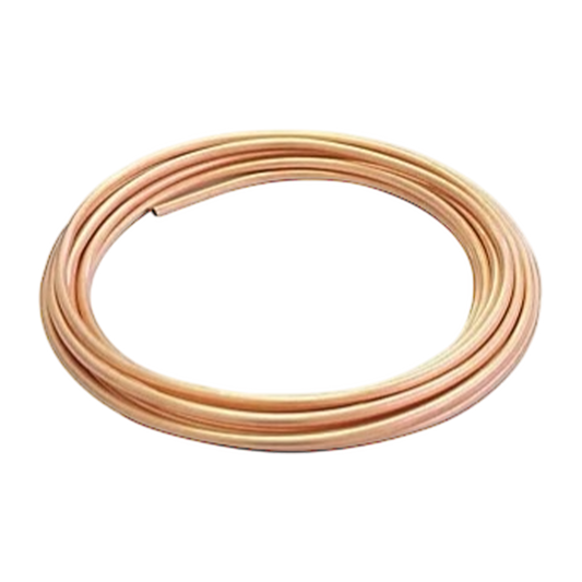 Copper compression tube 10mm, sold per metre for caravan and motorhome plumbing