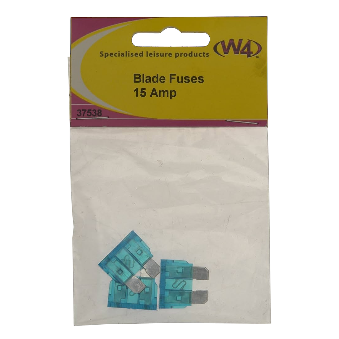 15 Amp Blade Fuse Pack of 3 - W4 37538 | ThomasTouring.co.uk