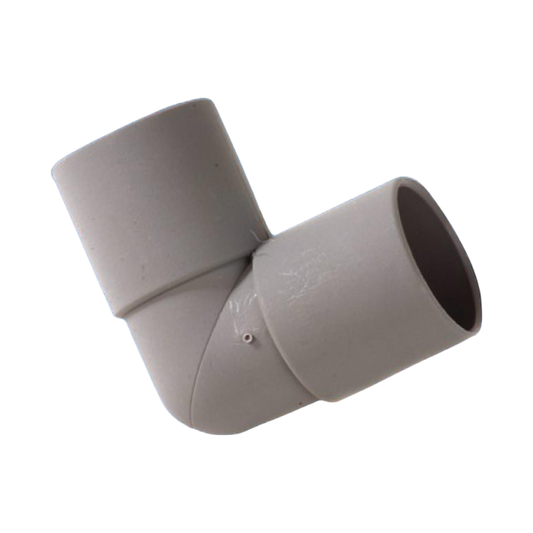 28mm Push Fit 90 Degree Connector Waste Water Pipe | ThomasTouring.co.uk