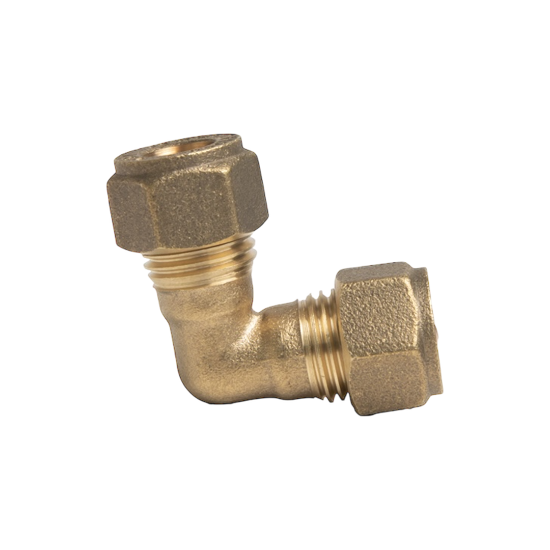 8mm Equal Copper Elbow | ThomasTouring.co.uk