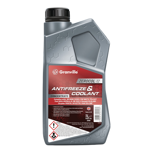 Antifreeze & Coolant 1L - Granville Zerocol 12 | ThomasTouring.co.uk