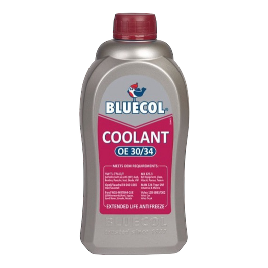 Bluecol Engine Coolant OE 30/34 1L | ThomasTouring.co.uk