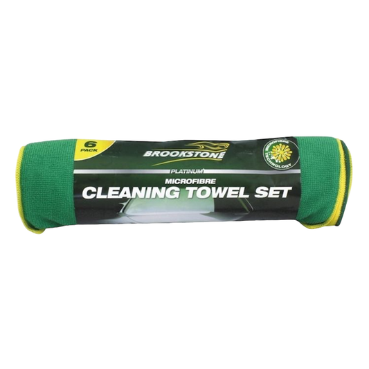 Buy Brookstone 6 Pack Microfibre Cleaning Towel Set online UK | Thomastouring.co.uk