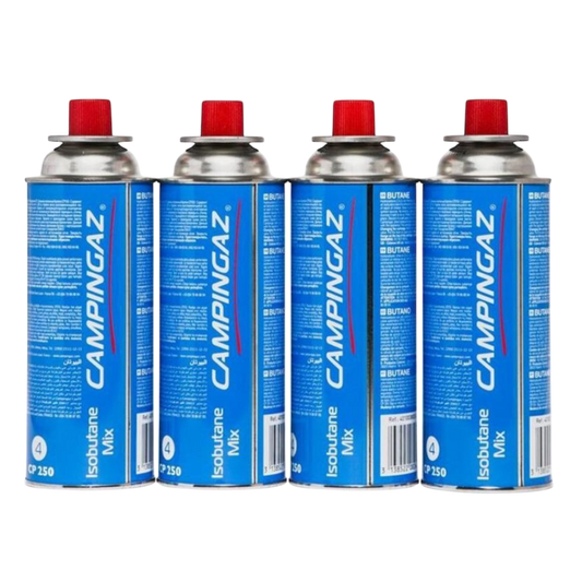 Campingaz CP250 Gas Cartridge - Pack of 4 | 3138522117665 | ThomasTouring.co.uk