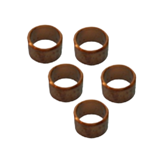 Buy 1/4 Compression Copper Olives - Pack of 5 for sale at ThomasTouring.co.uk