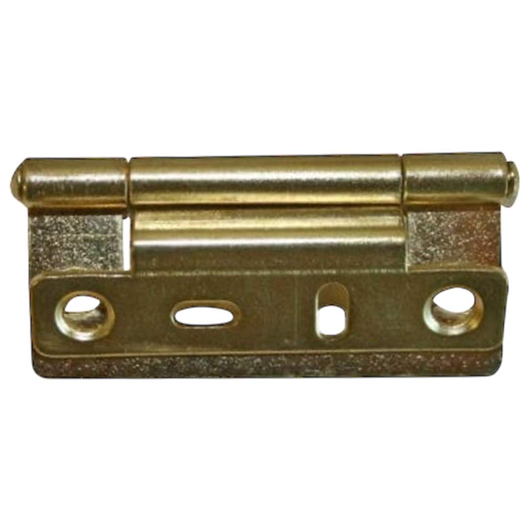 Cranked Flush Hinge 50mm Brass Finish - W4 37863 | ThomasTouring.co.uk