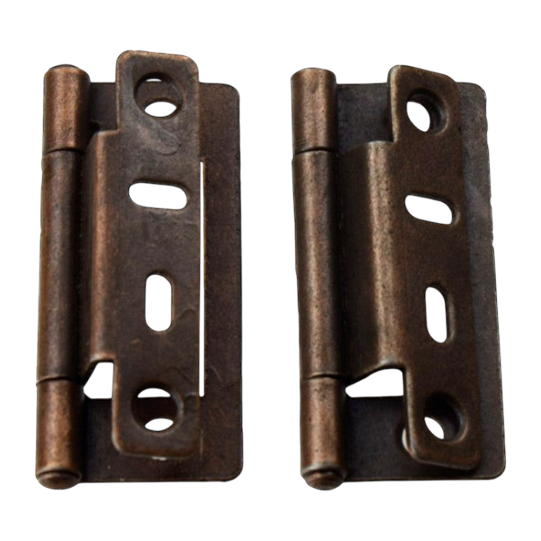 Cranked Flush Hinge 50mm Bronze Finish - W4 37827 | 5019328378277 | ThomasTouring.co.uk