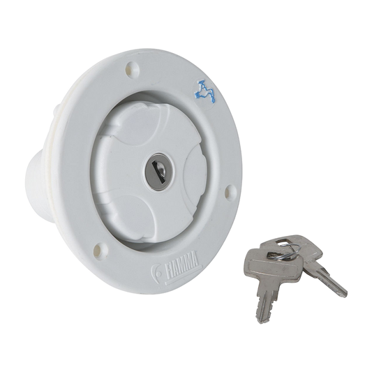 Fiamma Lockable Water Filler Cap - White | ThomasTouring.co.uk