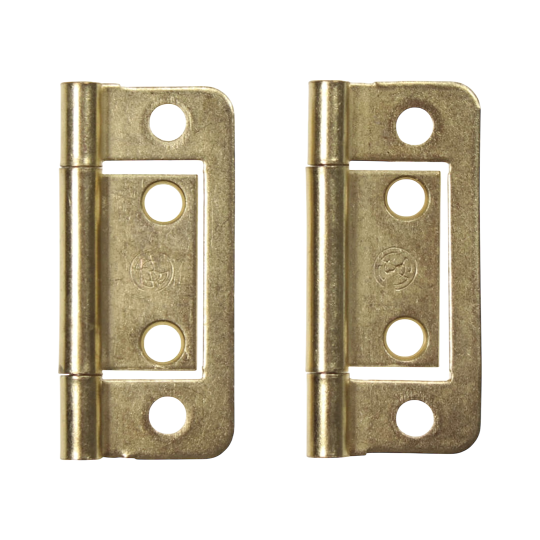 2" Flush Hinge - Brass Finish - W4 37862 | ThomasTouring.co.uk