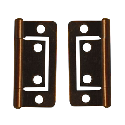 2" Flush Hinge - Bronze Finish | ThomasTouring.co.uk