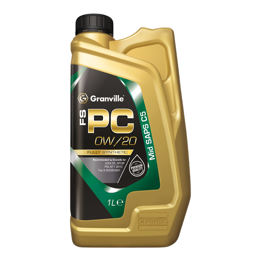 Granville FS-PC 0W/20 Engine Oil - 1 Litre | 5020618011545 | ThomasTouring.co.uk