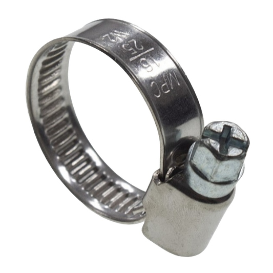 Grove Stainless Steel Hose Clip - Size 00 (12-20mm) - Thomastouring.co.uk