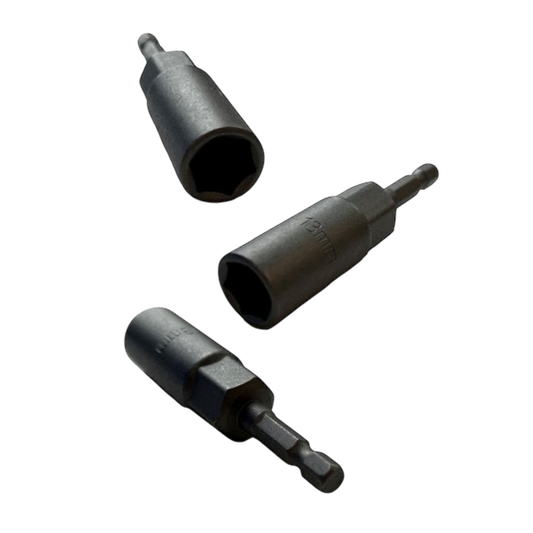 Hard Ground Peg Socket with Drill Attachment 13mm | ThomasTouring.co.uk