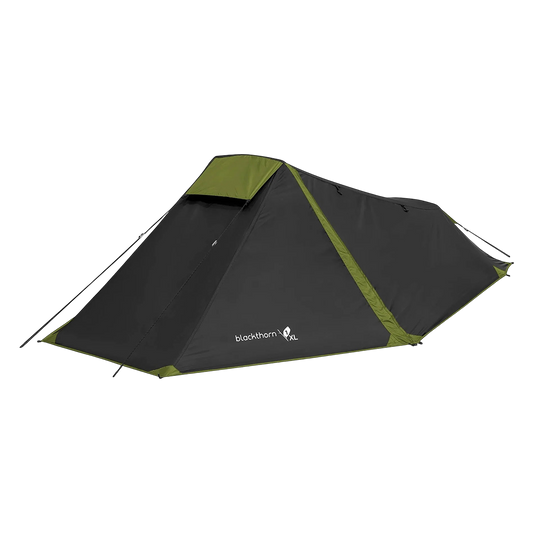 Highlander Blackthorn XL 1 Man Tent - Black | ThomasTouring.co.uk