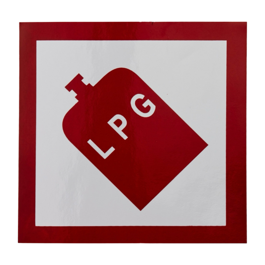 LPG Sticker for Caravans & Motorhomes - W4 37101 | ThomasTouring.co.uk