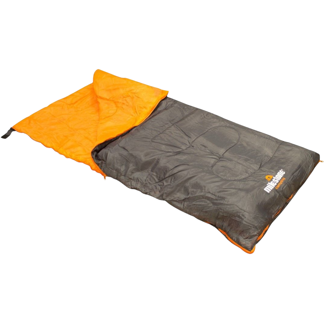 Milestone Camping Envelope Sleeping Bag 150g Single - 2 Seasons | ThomasTouring.co.uk