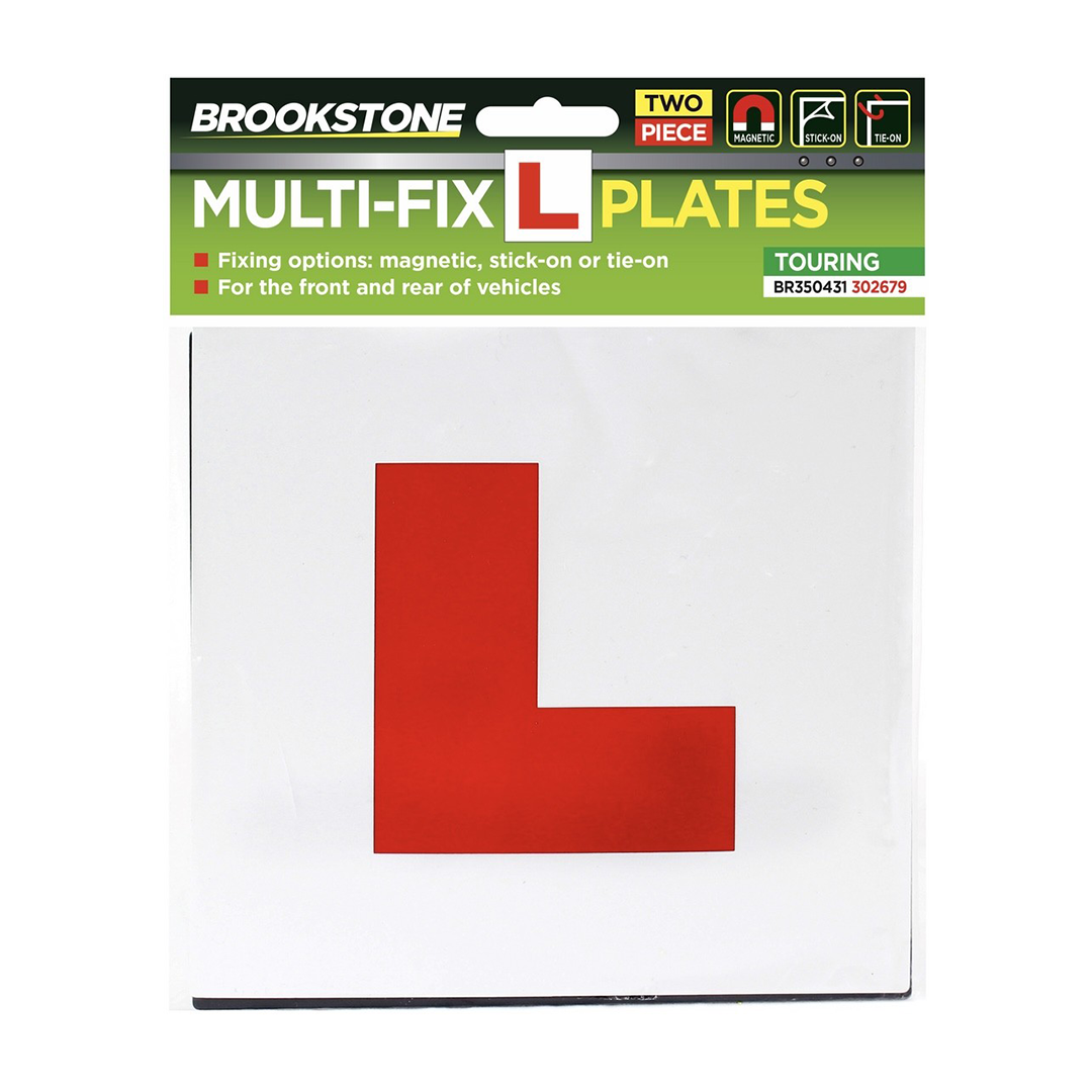 Multifix Learner Driver L Plate - 2 Pack | ThomasTouring.co.uk