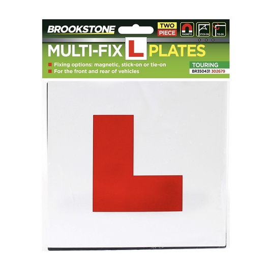 Multifix Learner Driver L Plate - 2 Pack | ThomasTouring.co.uk