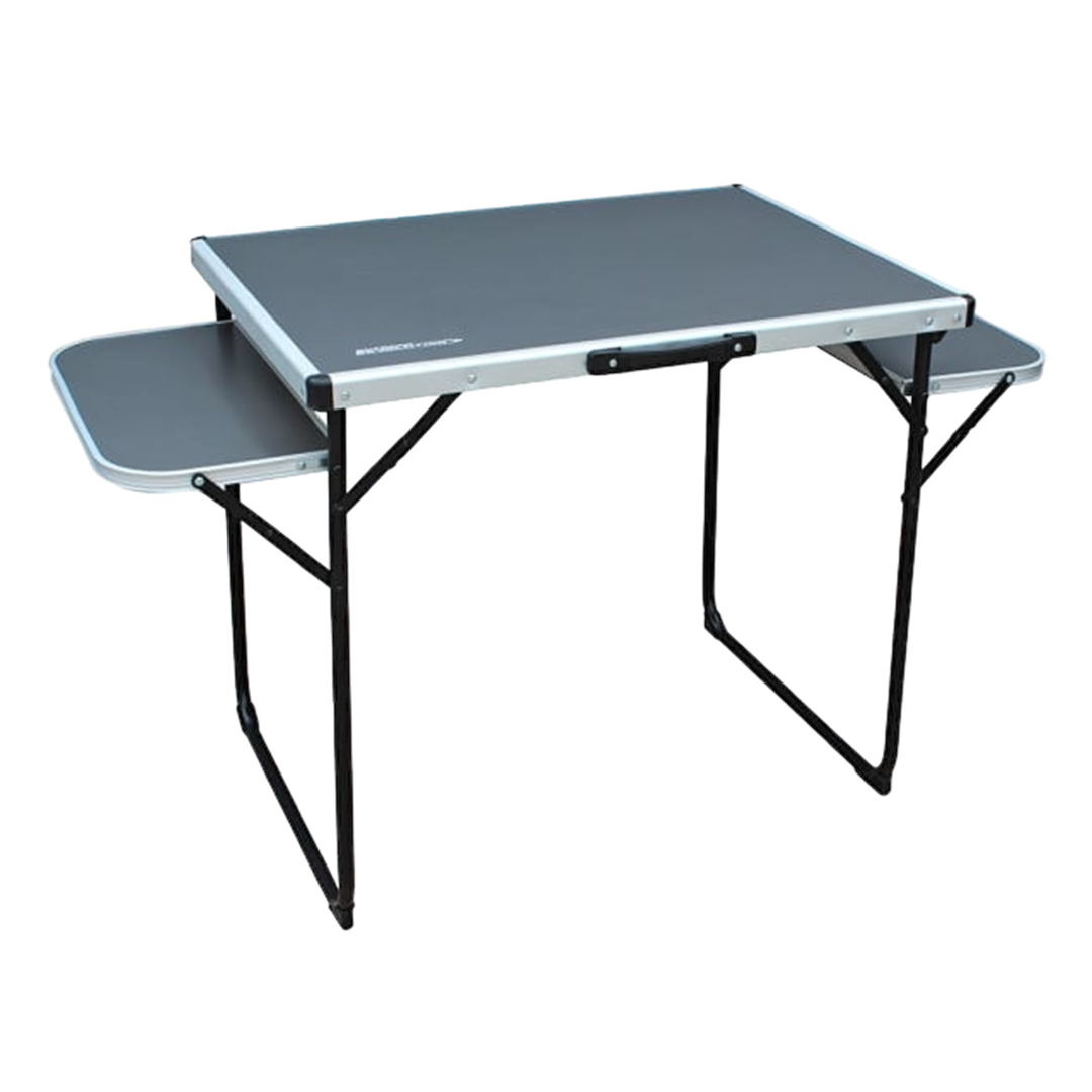 Outdoor Revolution Aluminium Top Camping Table With Folding Side Table - ThomasTouring.co.uk