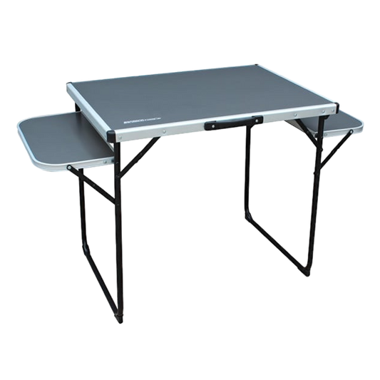 Outdoor Revolution Aluminium Top Camping Table With Folding Side Table - ThomasTouring.co.uk