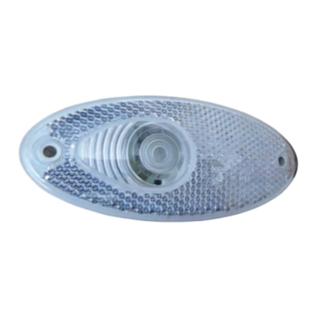 Oval Front Marker Lamp Clear | ThomasTouring.co.uk