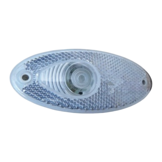 Oval Front Marker Lamp Clear | ThomasTouring.co.uk