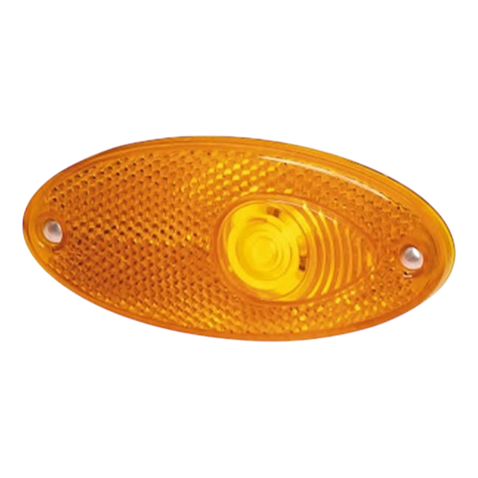 Oval Side Marker Lamp - Amber | ThomasTouring.co.uk