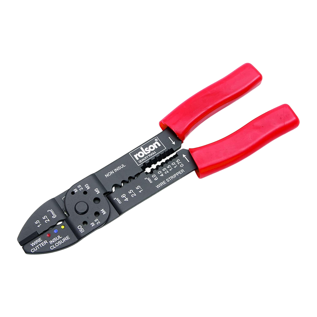 Rolson Multi Purpose Crimping Pliers | Multi Purpose Wire Cutters | ThomasTouring.co.uk