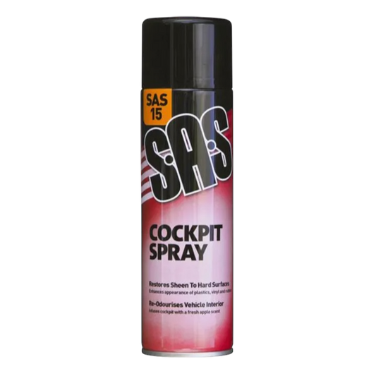 SAS Cockpit Spray 500ml | Car Interior Cleaner | ThomasTouring.co.uk