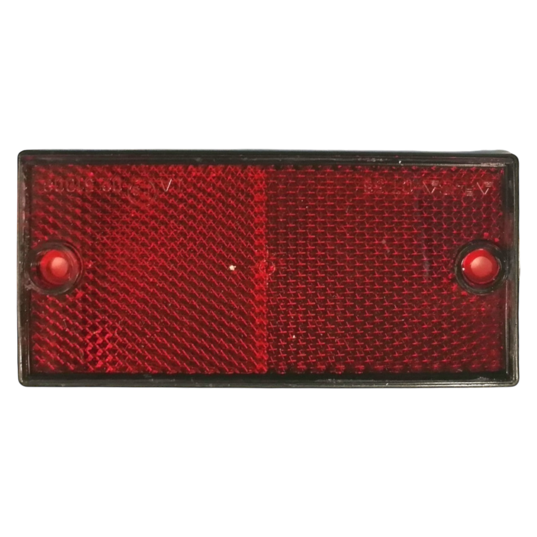 Self Adhesive Reflector Caravan Rear Light - RED