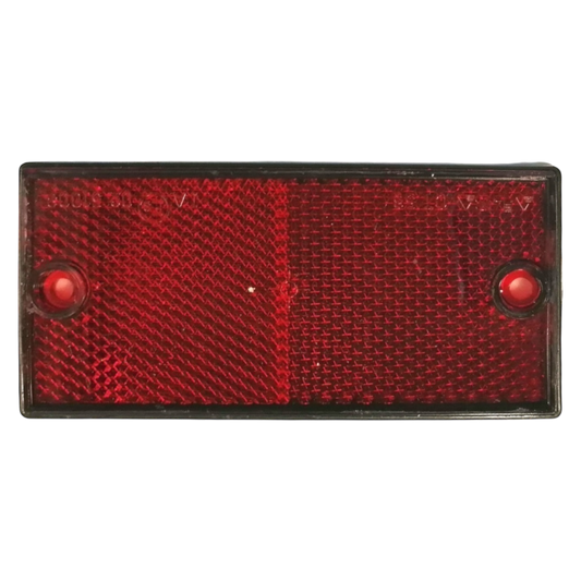 Self Adhesive Reflector Caravan Rear Light - RED