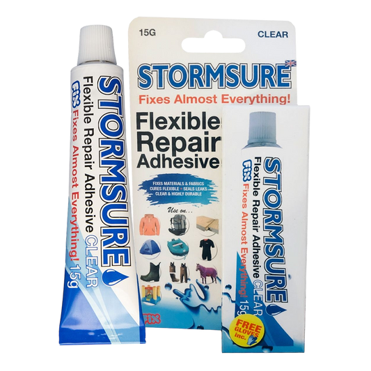 Stormsure Flexible Repair Adhesive 15g | ThomasTouring.co.uk