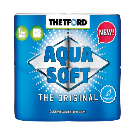 Thetford Aqua Soft Toilet Rolls - Pack of 4 | 8710315000023 | ThomasTouring.co.uk