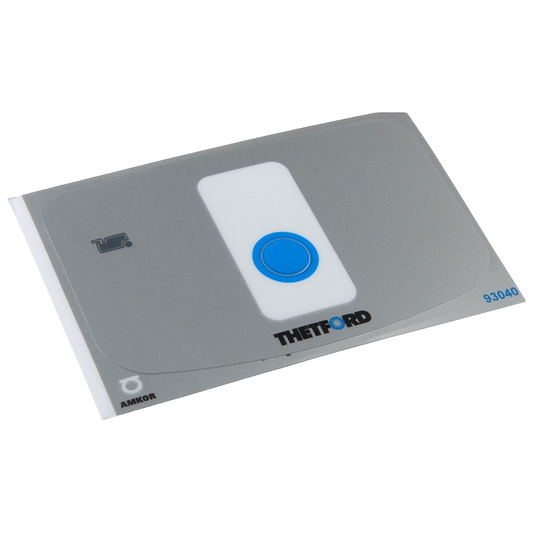 Thetford Control Panel Overlay Sticker SC260 | 8710315005134 | ThomasTouring.co.uk