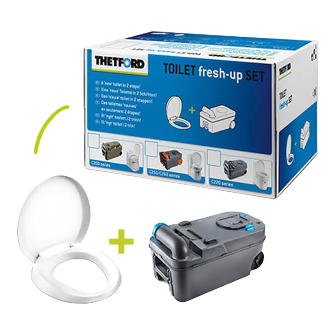 Buy Thetford C220 Toilet Fresh Up Set online UK | Motorhome Toilet UK | Caravan Toilet Spares UK | Thomastouring.co.uk