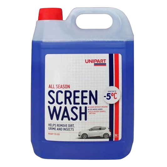 Unipart All-Season Screen Wash 5 Ltr | ThomasTouring.co.uk