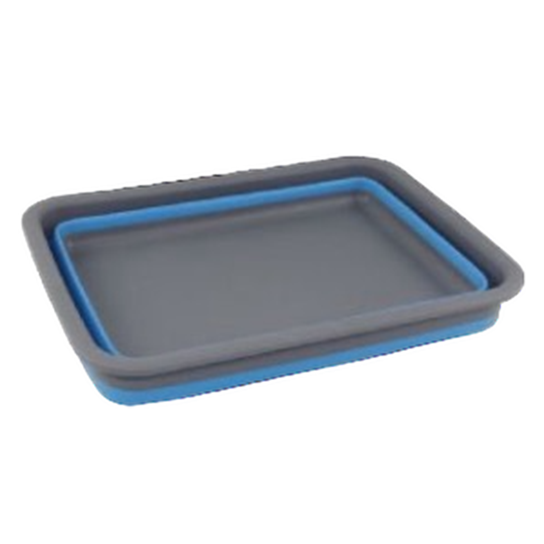 Via Mondo Washing Up Bowl Foldable Rectangle 7L Blue 1165184 - thomastouring.co.uk