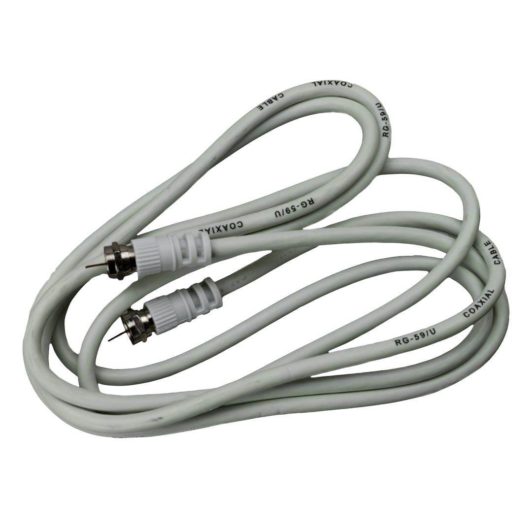 W4 Satellite Connection Lead - 2m (Fplug to Fplug) | 5019328075855 | ThomasTouring.co.uk