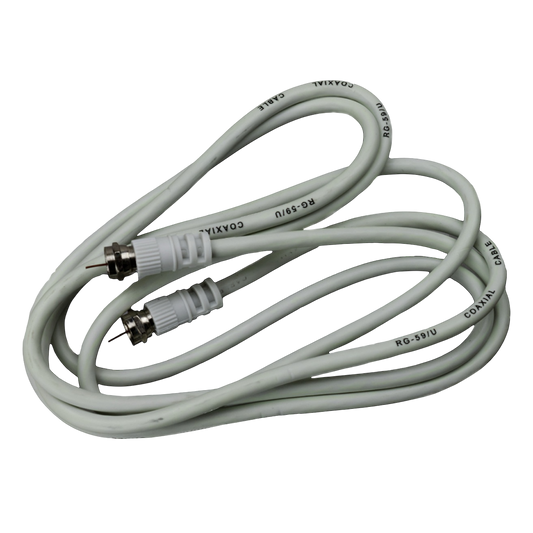 W4 Satellite Connection Lead - 2m (Fplug to Fplug) | 5019328075855 | ThomasTouring.co.uk