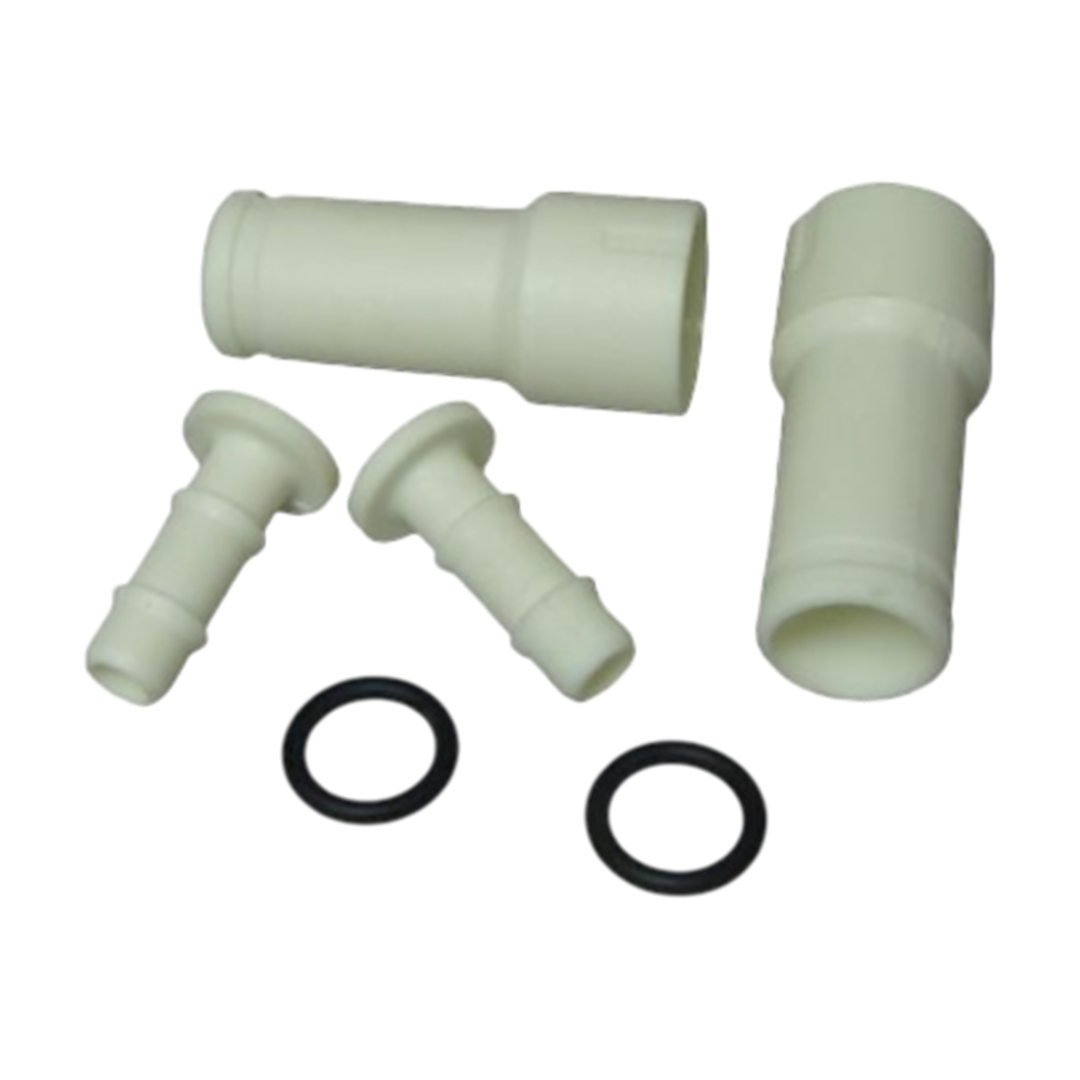 Whale AS5149 Shower Hose Connectors - White | ThomasTouring.co.uk