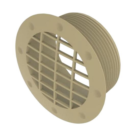 Whale Heating Duct Fixed Vent - Beige | ThomasTouring.co.uk