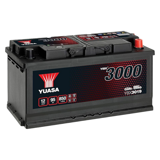 Yuasa Car Battery YBX3019 12v 95Ah | Motorhome Battery for Sale | ThomasTouring.co.uk 