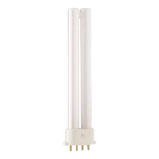 9W 2G7 4-Pin Compact Fluorescent Twin Tube Bulb in Cool White