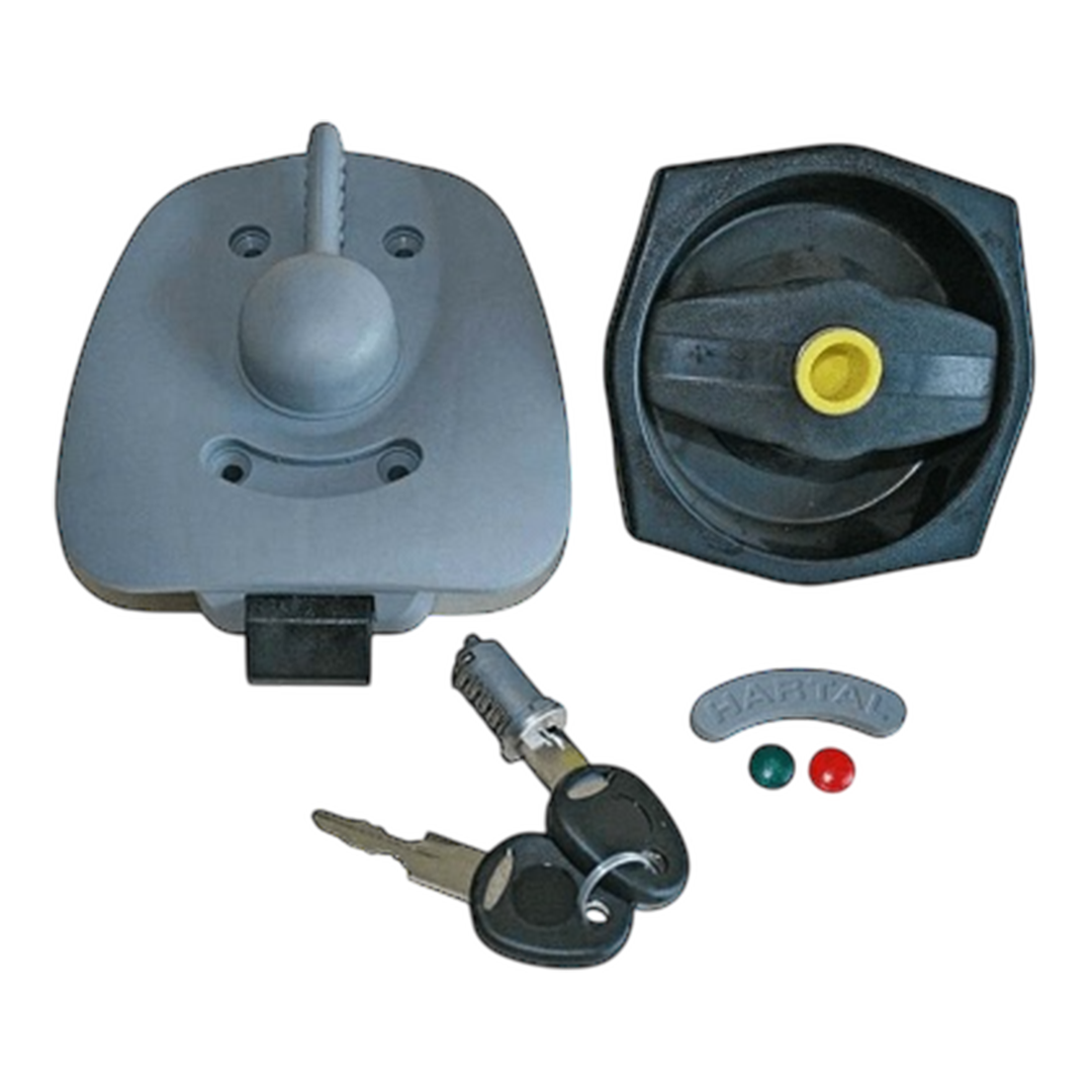 Hartal Left-Hand Door Lock for Caravan and Motorhome – Complete Set