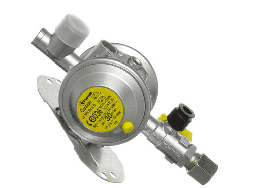 GOK 8mm Bulkhead Regulator for Caravan Only