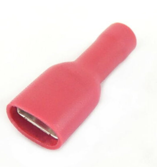 W4 6.35mm Push-On Terminal Female Red