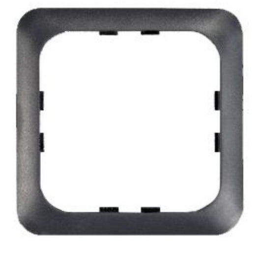 W4 C-Line 1 Way Face Plate Dark Grey