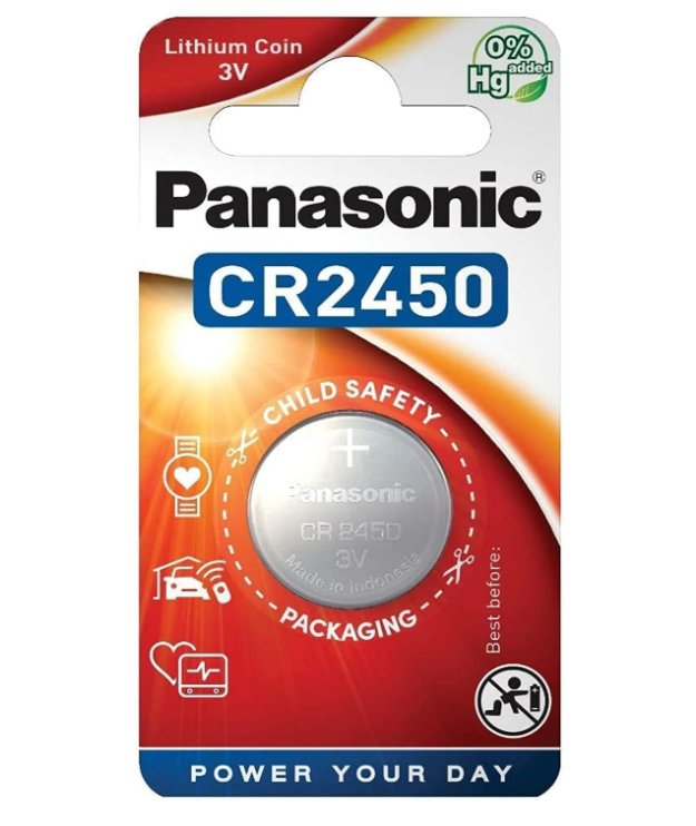 Panasonic Key Fob Coin Battery CR2450
