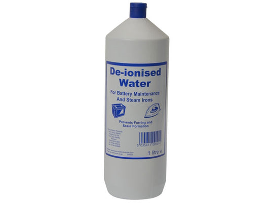 De-ionised Water 1 Litre